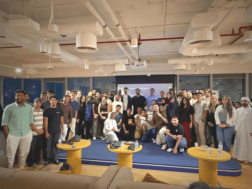 Cognition × Hub71 hackathon, with Devin — first place, for security and compliance in rapid AI system development. Al Khatem Tower, Abu Dhabi