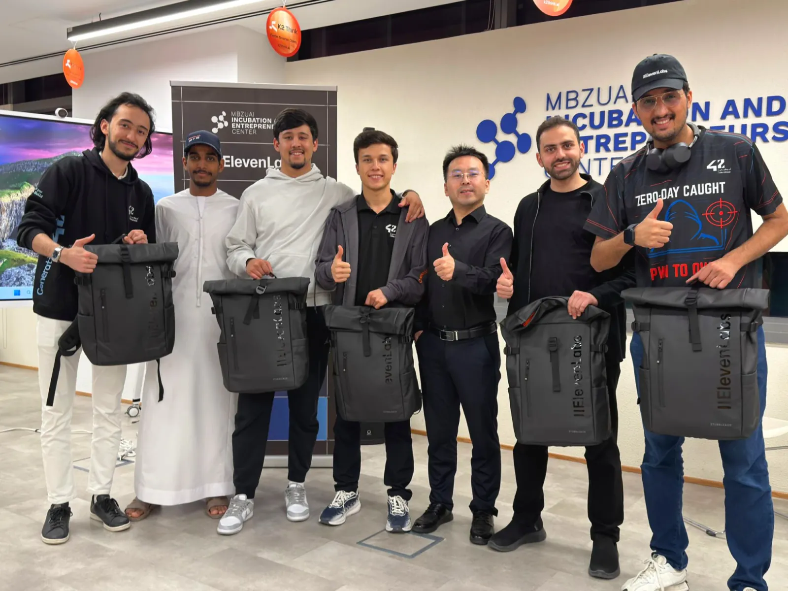 ElevenLabs hackathon at the MBZUAI Incubation and Entrepreneurship Center